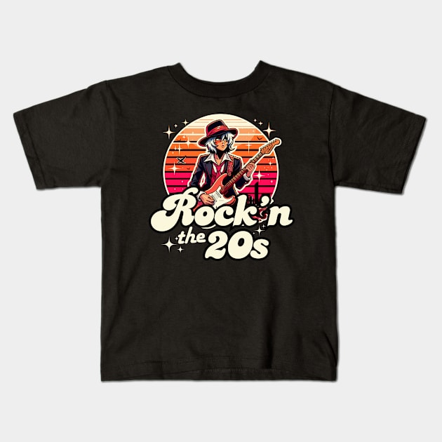 Rock'n The 20s Kids T-Shirt by Etopix